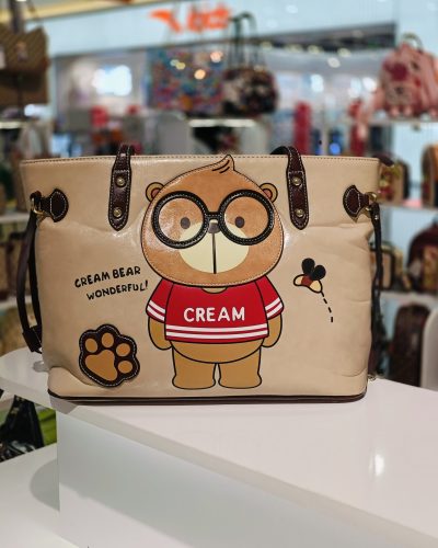 túi xách cream bear