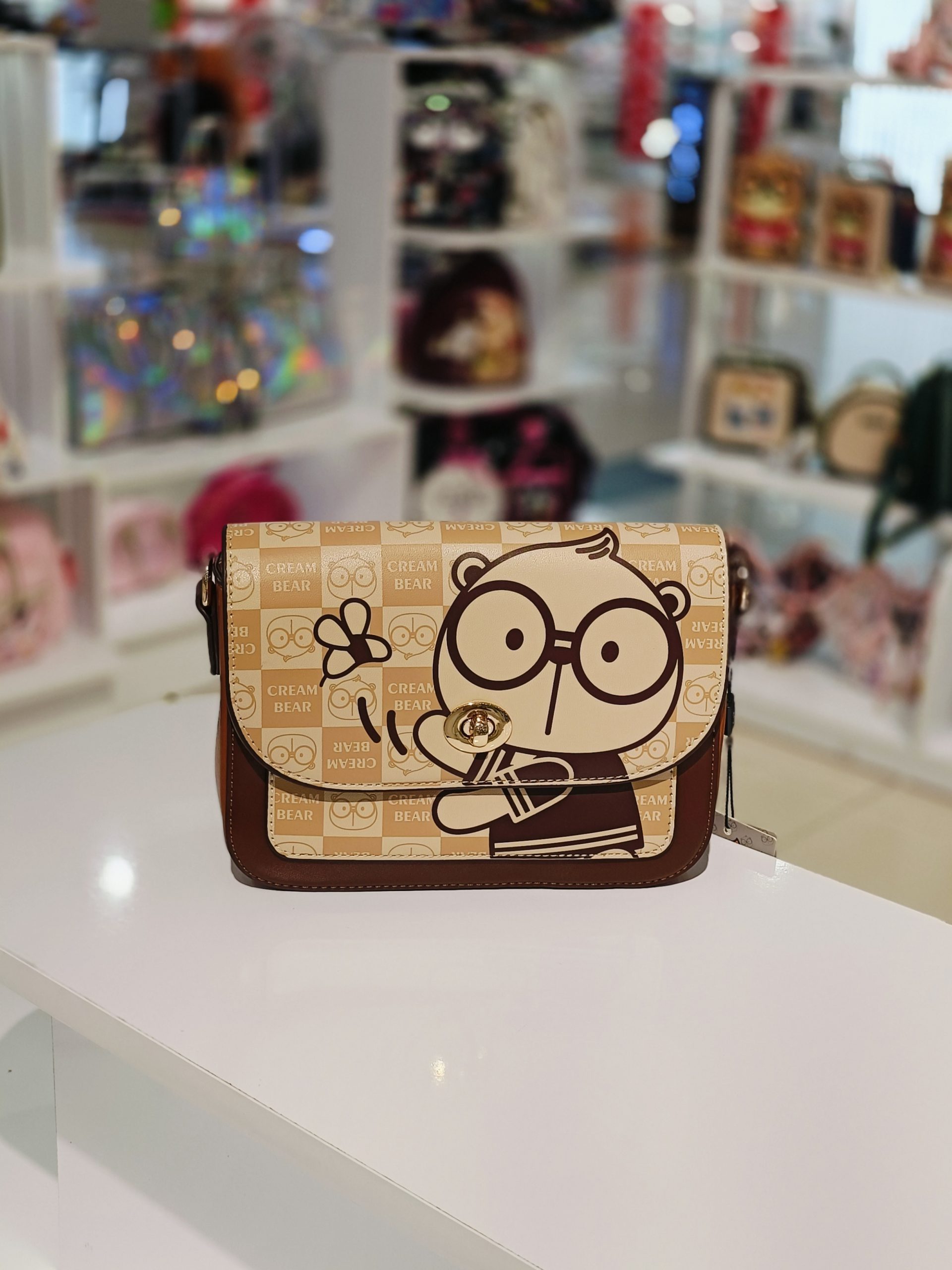 túi xách cream bear